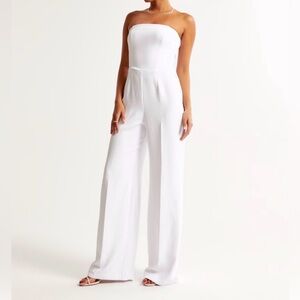 Abercrombie Women’s Strapless Crepe Jumpsuit (NWT)
